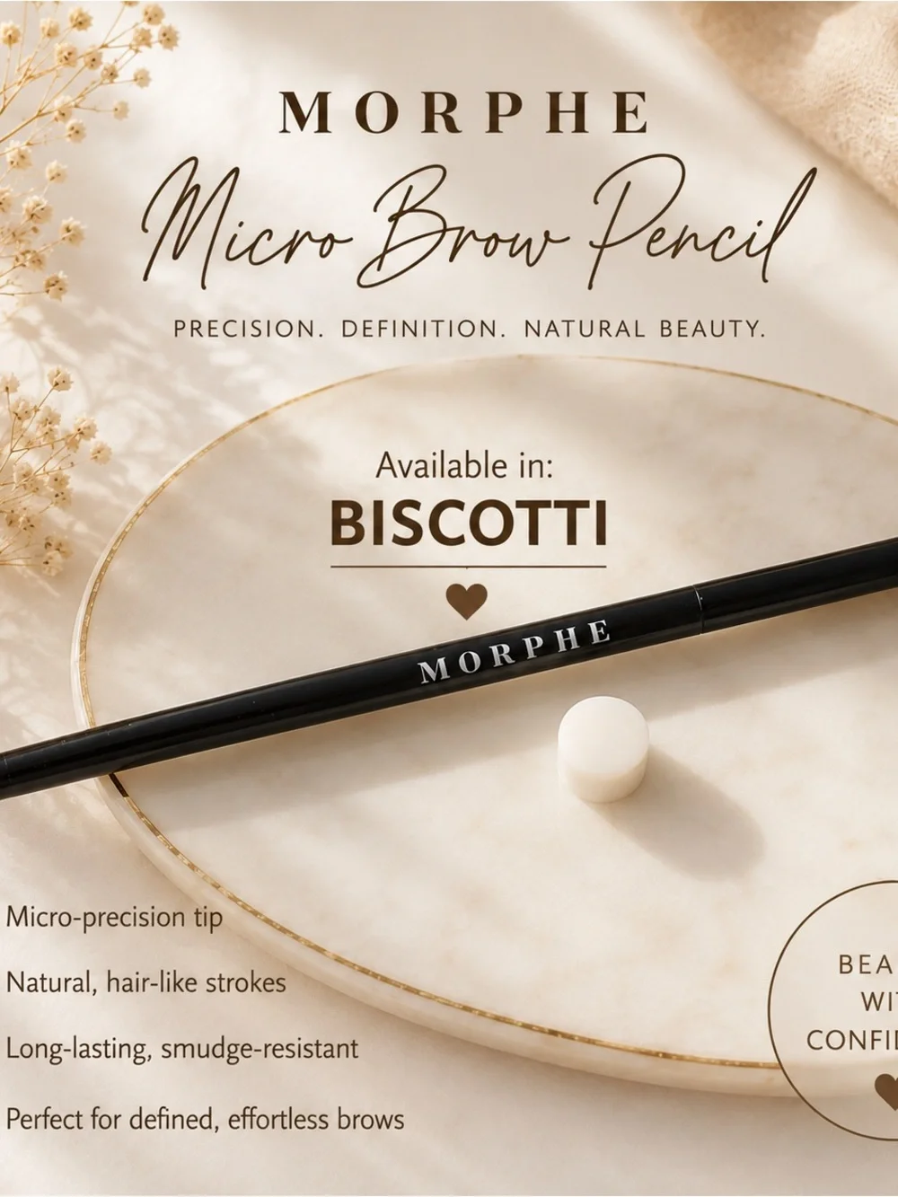 5/25 ✨✨ Morphe Micro Brow Pencil — Biscotti